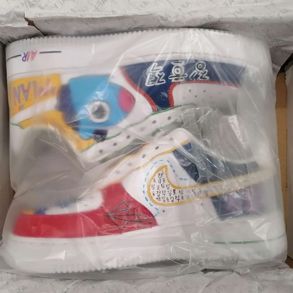 Custom Air Force 1 Sneakers Korean Style M3.5/W5/EU35.5 New - Picture 5 of 7